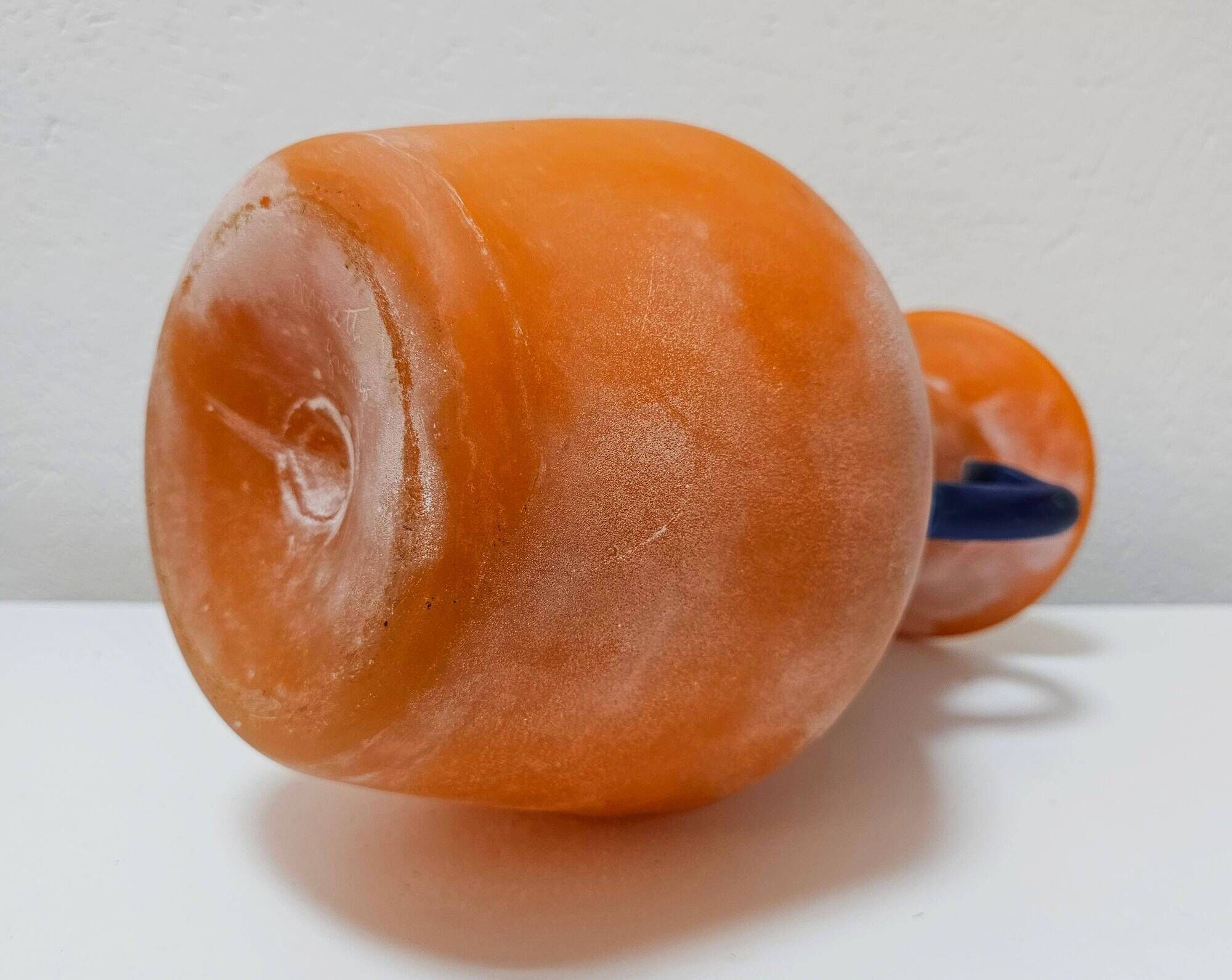 Scavo Glass Vase from Murano by Carlo Moretti, 1970s