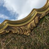 Old mirror gilded