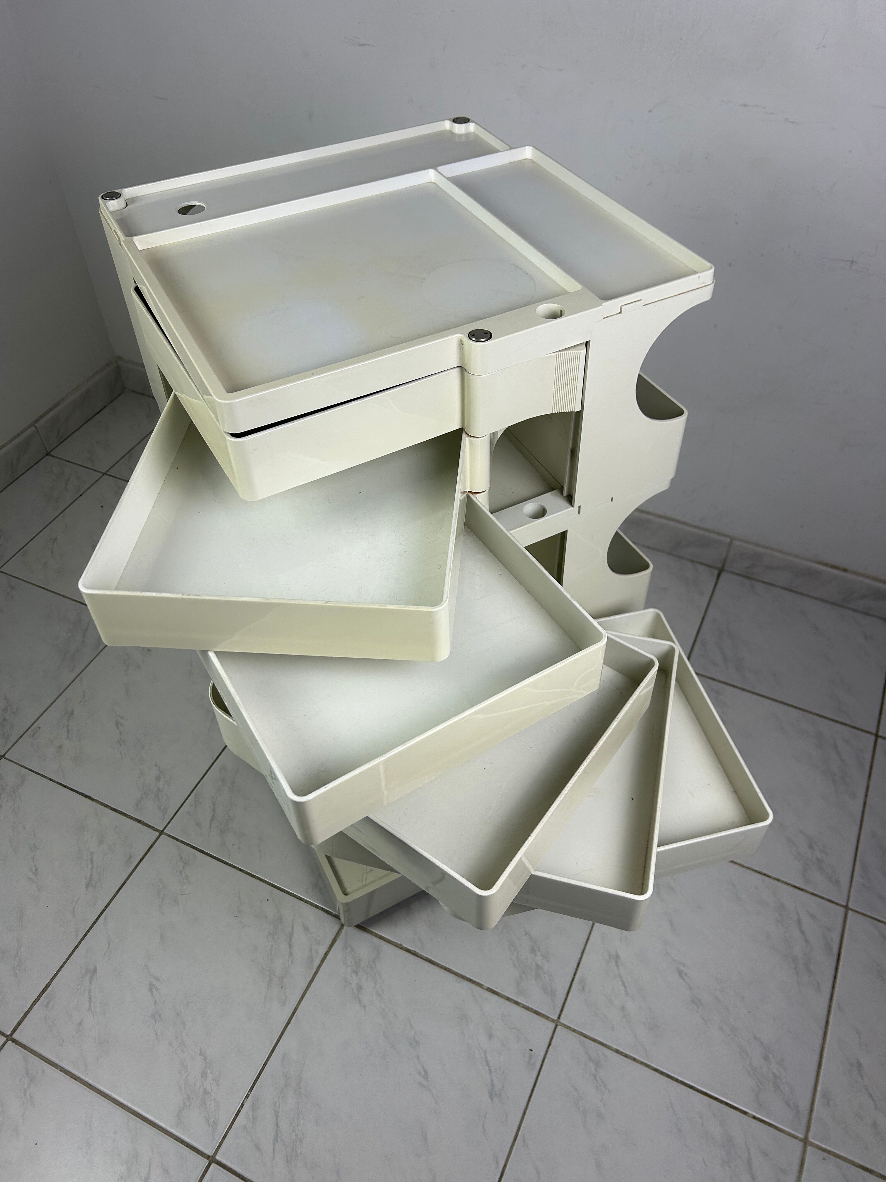 Vintage Boby trolley Joe Colombo Bieffeplast space age