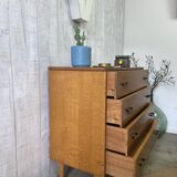 Vintage chest of drawers with conical legs