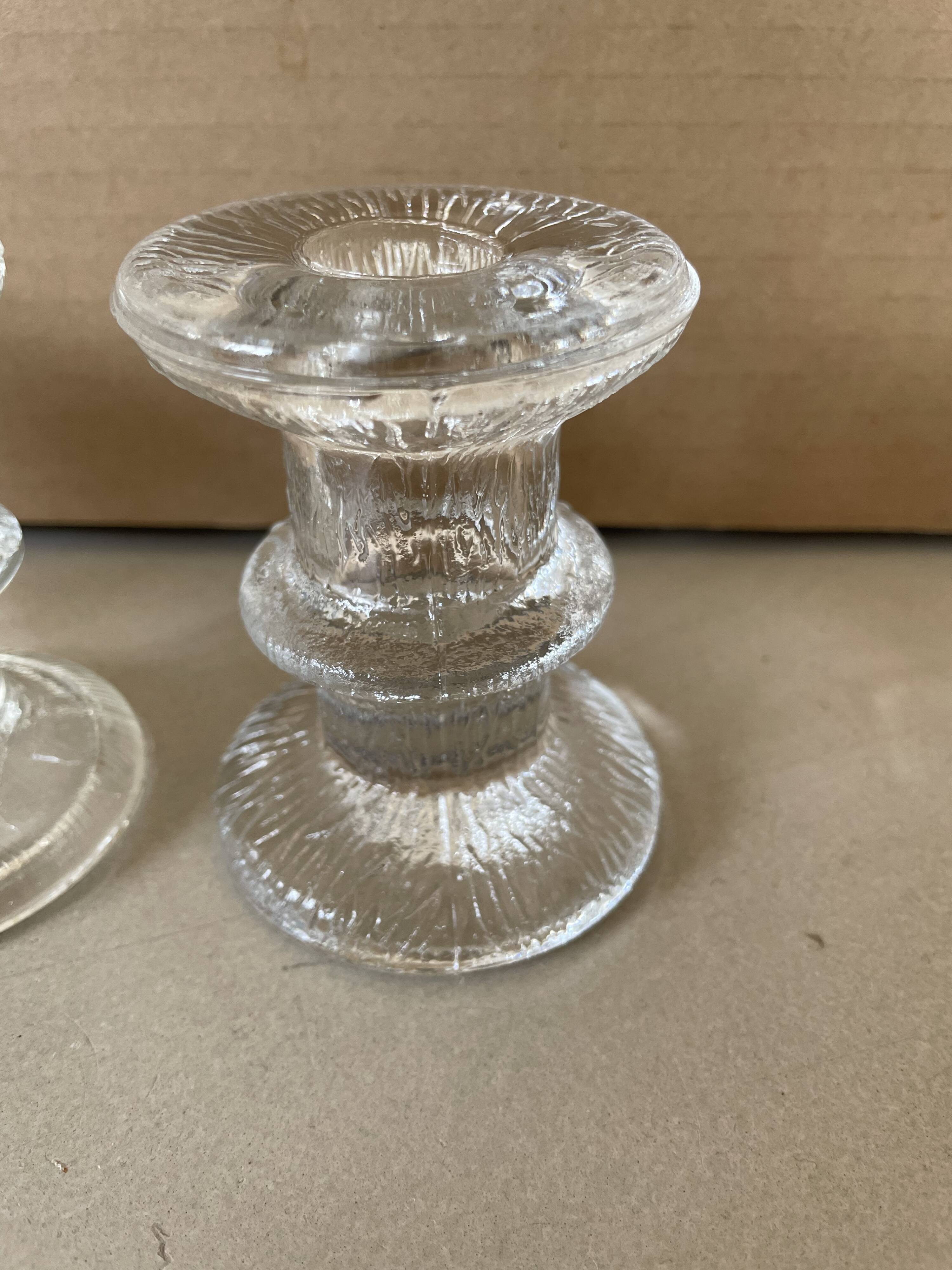 Set of 3 Littala candlesticks / Timo Sarpaneva / 1966