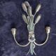 Exclusive Italian design lamp, large, timeless wall lamp