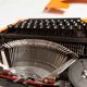 Revised Orange Silver Reed 100 Typewriter and New Ribbon 1977