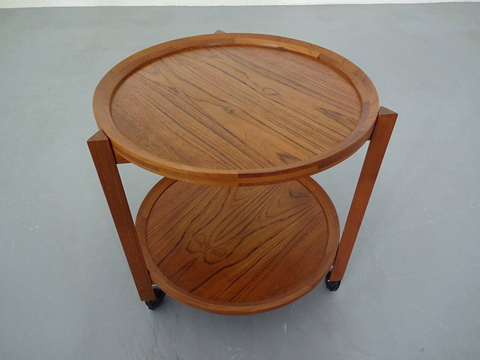 Teak Serving Trolley from Sika Møbler, 1960s