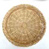 Braided round panières