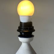 Pied de lampe terre cuite céramique vintage années 80 90
