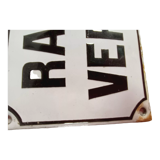 Enamelled plate "rauchen verboten"