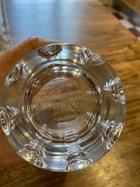 Lot of 6 orangeade glasses, Mikasa crystal