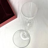 Baccarat, two Dom Pérignon crystal champagne flutes