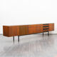 Sidebord, restored, walnut, 300cm