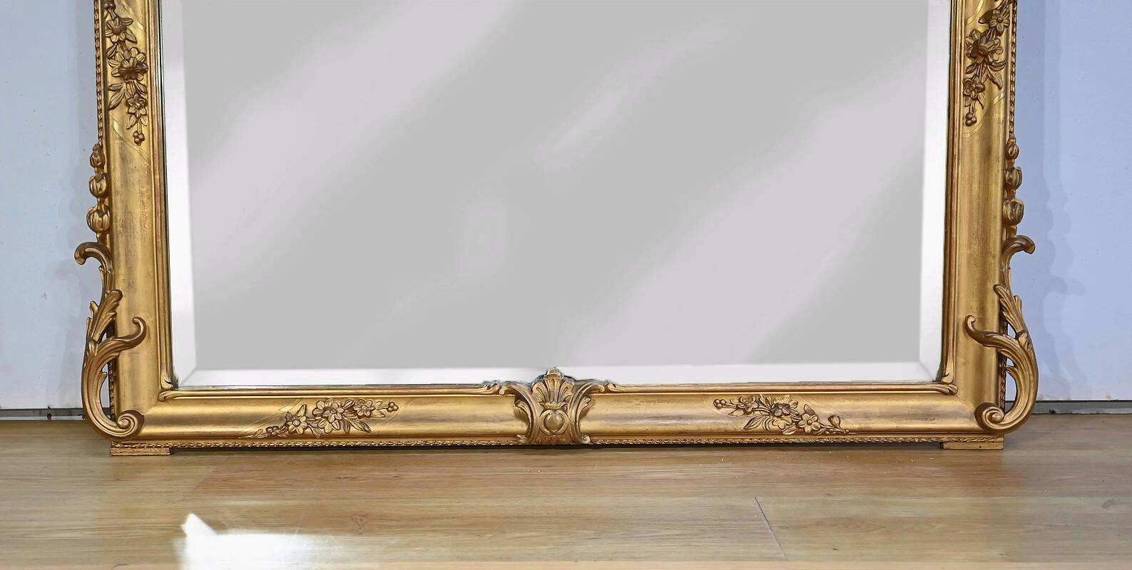 Important mirror in the style of Louis XIV – Louis XV, Napoleon III period – Mid-19th century