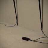 Pair of Gilles Derian torchère wall lights for Lumen Center, Italy 1984