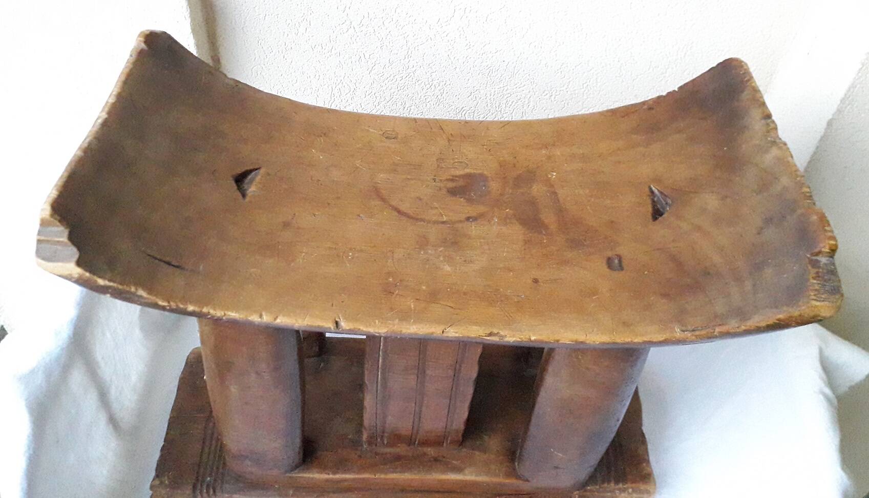 African wooden stool