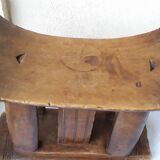 Tabouret africain en bois