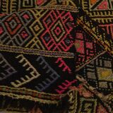 6x7 Turkish Vintage Kilim Rug, 180x207Cm