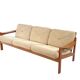 Rare vintage Danish designer three-seater sofa by Niels Bach, 1960s