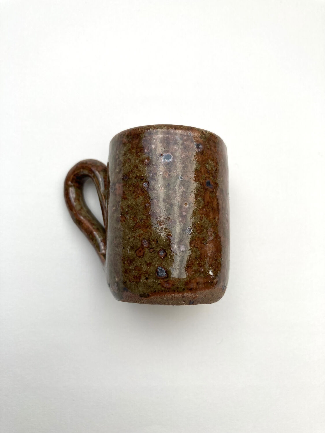 Liqueur or sake service in artisanal glazed stoneware made in France