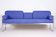 Canapé Bauhaus bleu attribué à Hynek Gottwald, tchèque, années 1930