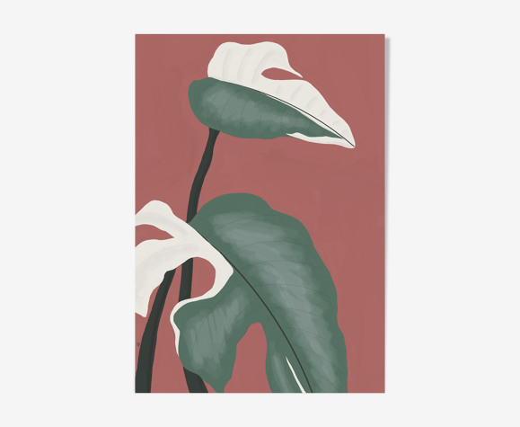 Illustration "La Monstera" par Noums Atelier