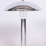 Original artdeco table lamp, chrome, functional electrification, czechia, 1930s