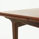 Sculptural Danish Design Extendable Teak Dining Table 1960s