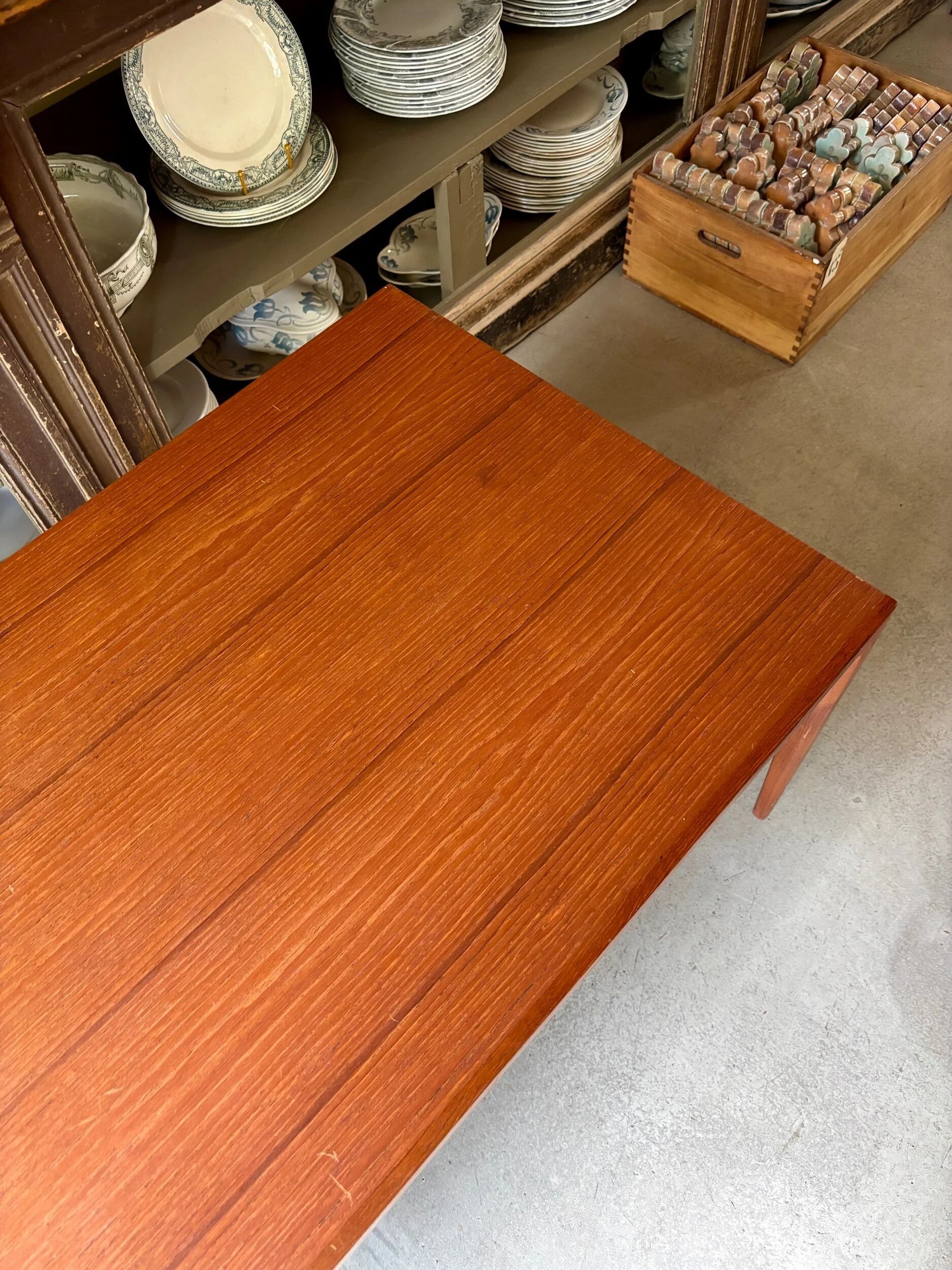 Scandinavian teak coffee table attributed to Johannes Andersen, circa 1960.