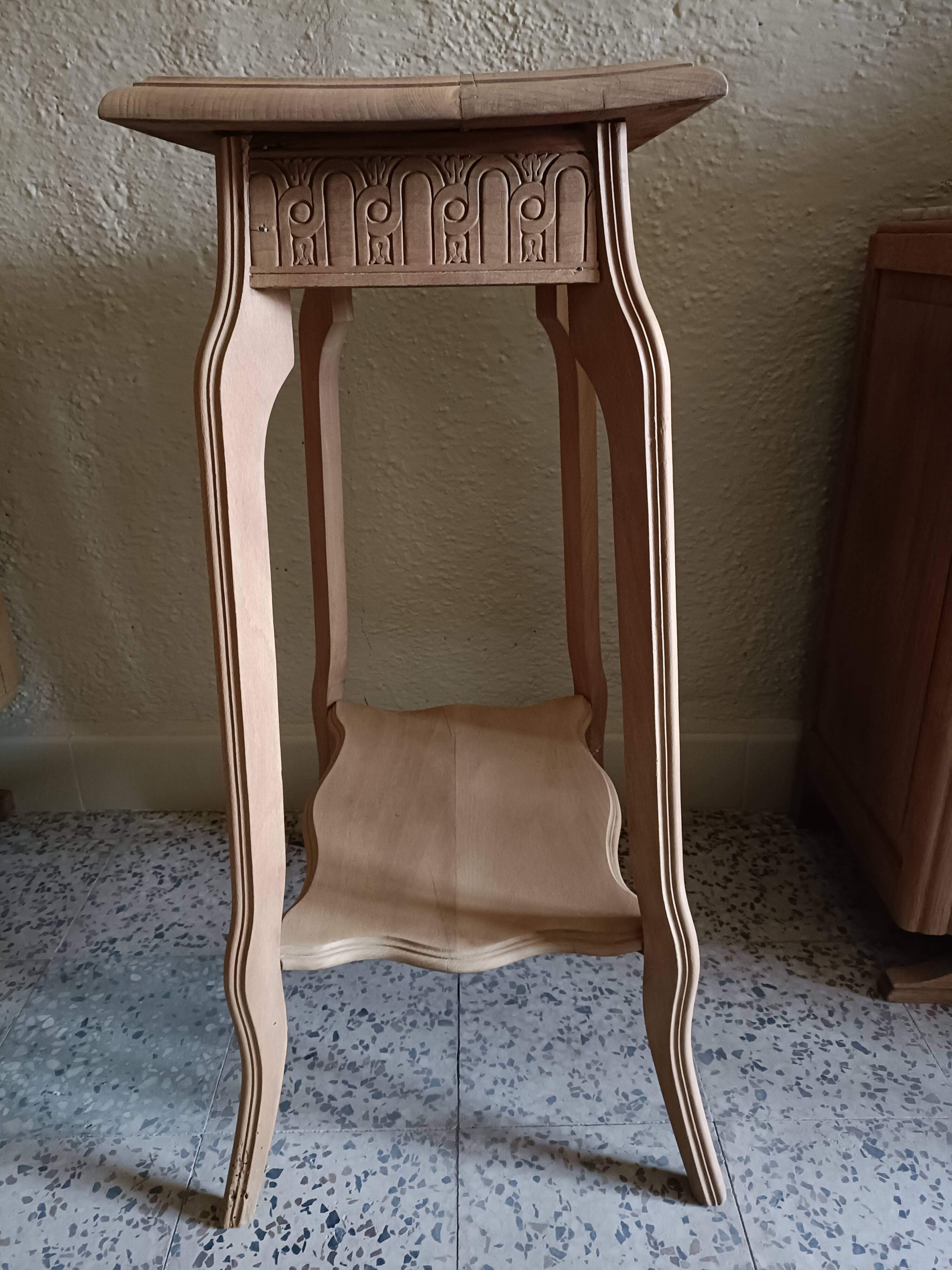 Renovated pedestal table