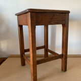 Antique oak stool