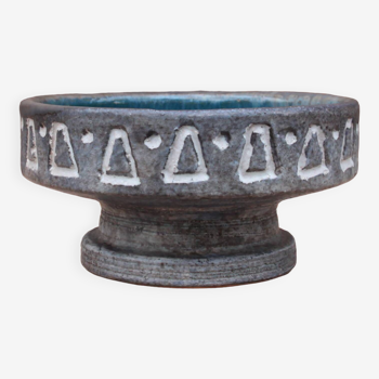 Scandinavian glazed stoneware bowl