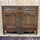 Vendéen Louis XV buffet from the early 19th century in cherry and oak