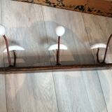 Porcelain wood coat holder
