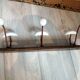 Porcelain wood coat holder