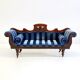 Antique Victorian chaise longue / méridienne