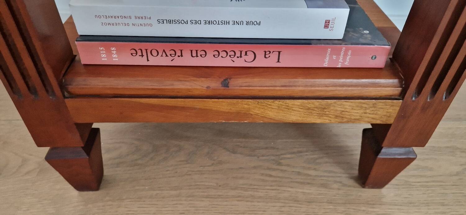 Low cabinet in blond cherry wood, Directoire style