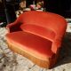 Velvet sofa