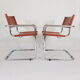 Pair of modernist canteliver Mart Stam S34 chairs
