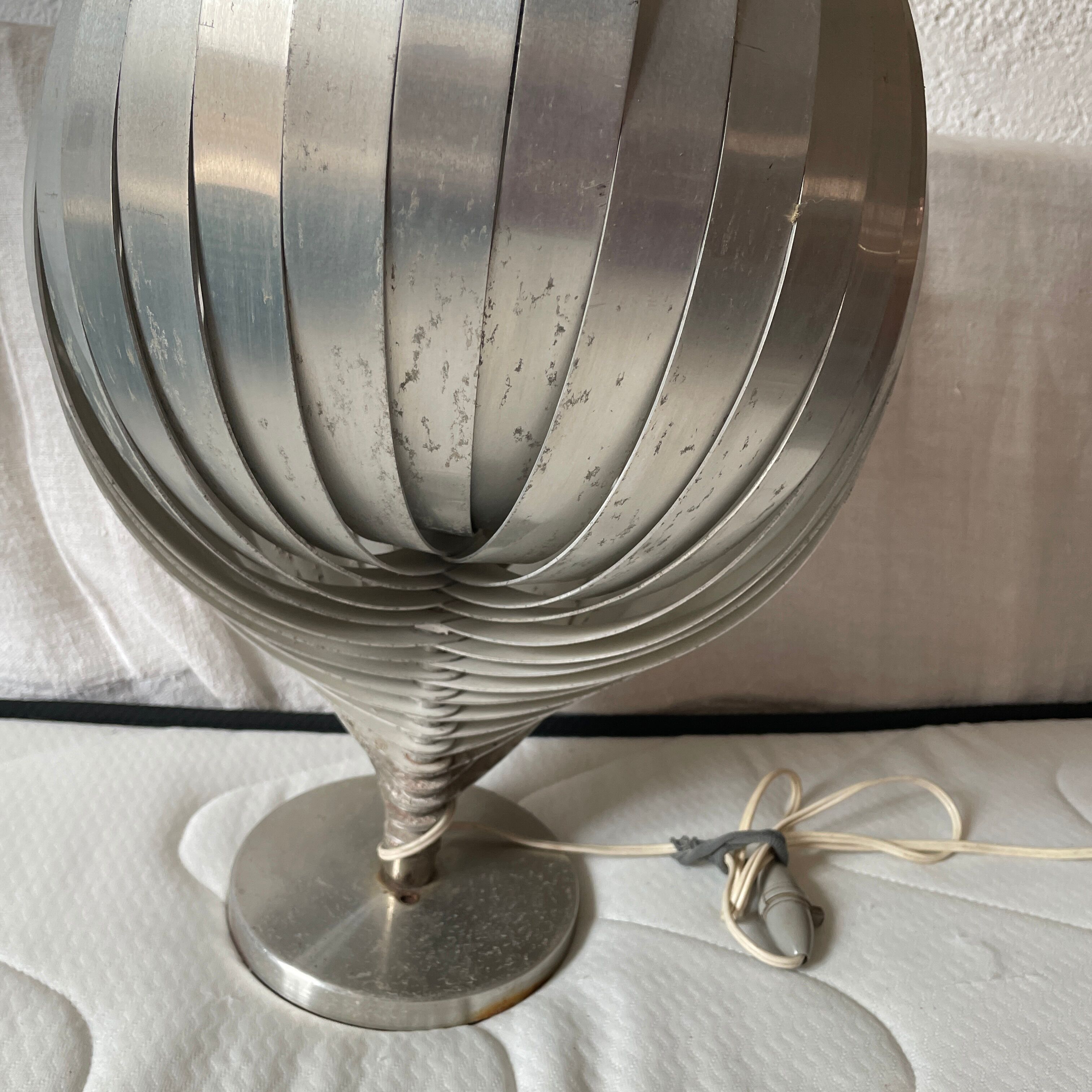 Spiral lamp Henri Mathieu 1970 design
