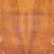 Vintage chest of drawers in walnut compass legs 4 drawers from the 1950s
