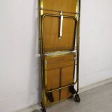 Vintage brass folding dessert