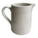 broc / pitcher Digoin Sarreguemines with striped embossed 30s-40s