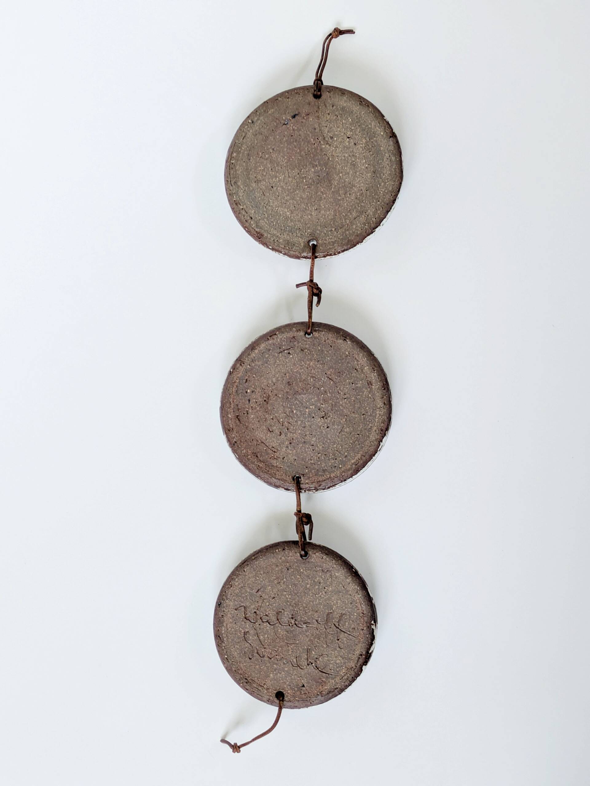 Rare stoneware wall hanging by Waldorff Svaneke, Denmark, 1960s