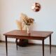 Vintage teak dining table – extendable Scandinavian design
