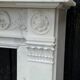 Louis XVI Style Fireplace In Carrara Marble Circa 1880