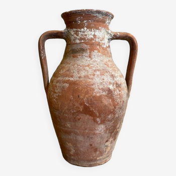 Small old terracotta pot