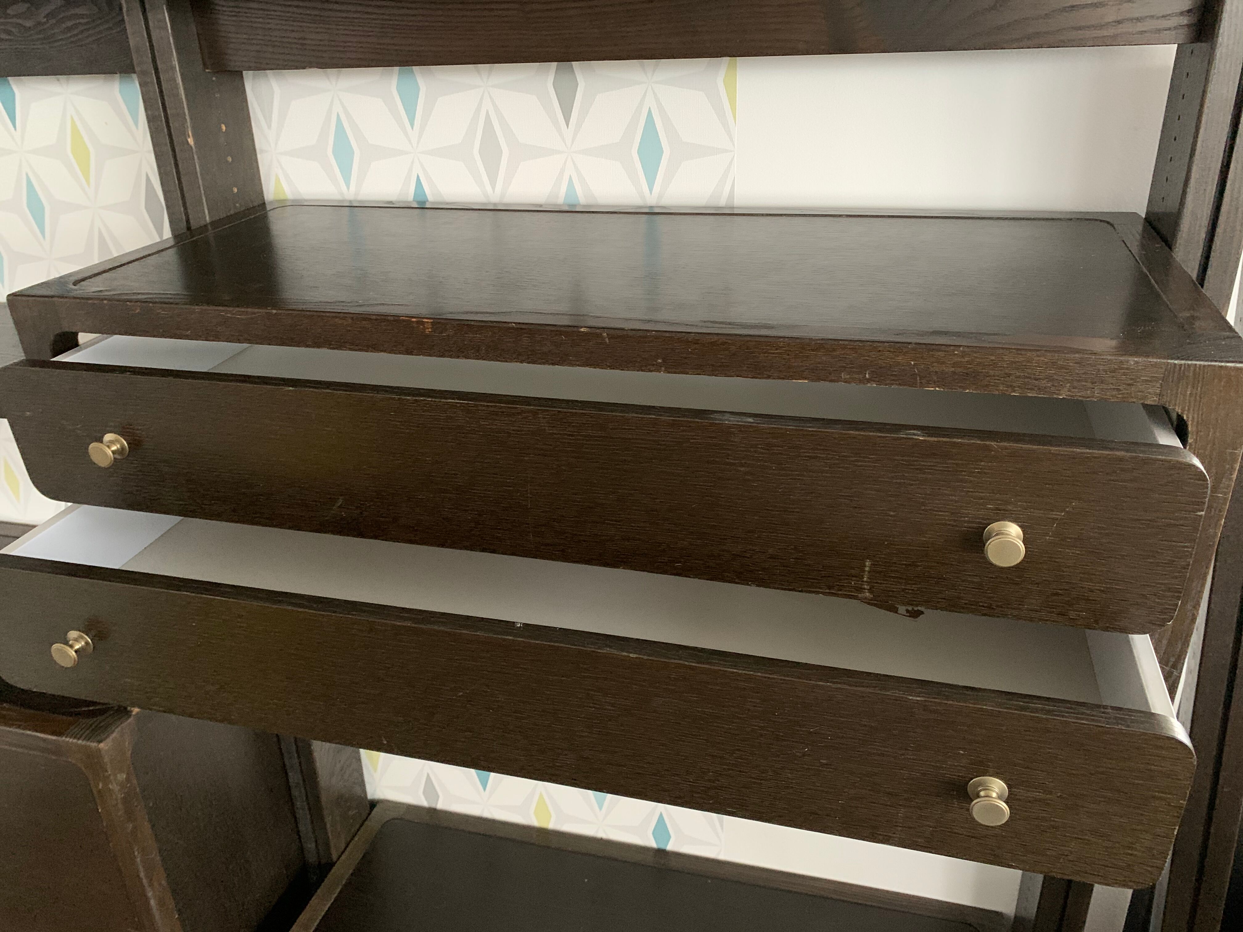 Vintage Roche Bobois modular shelf library