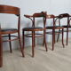 4 fauteuils bistrot vintage