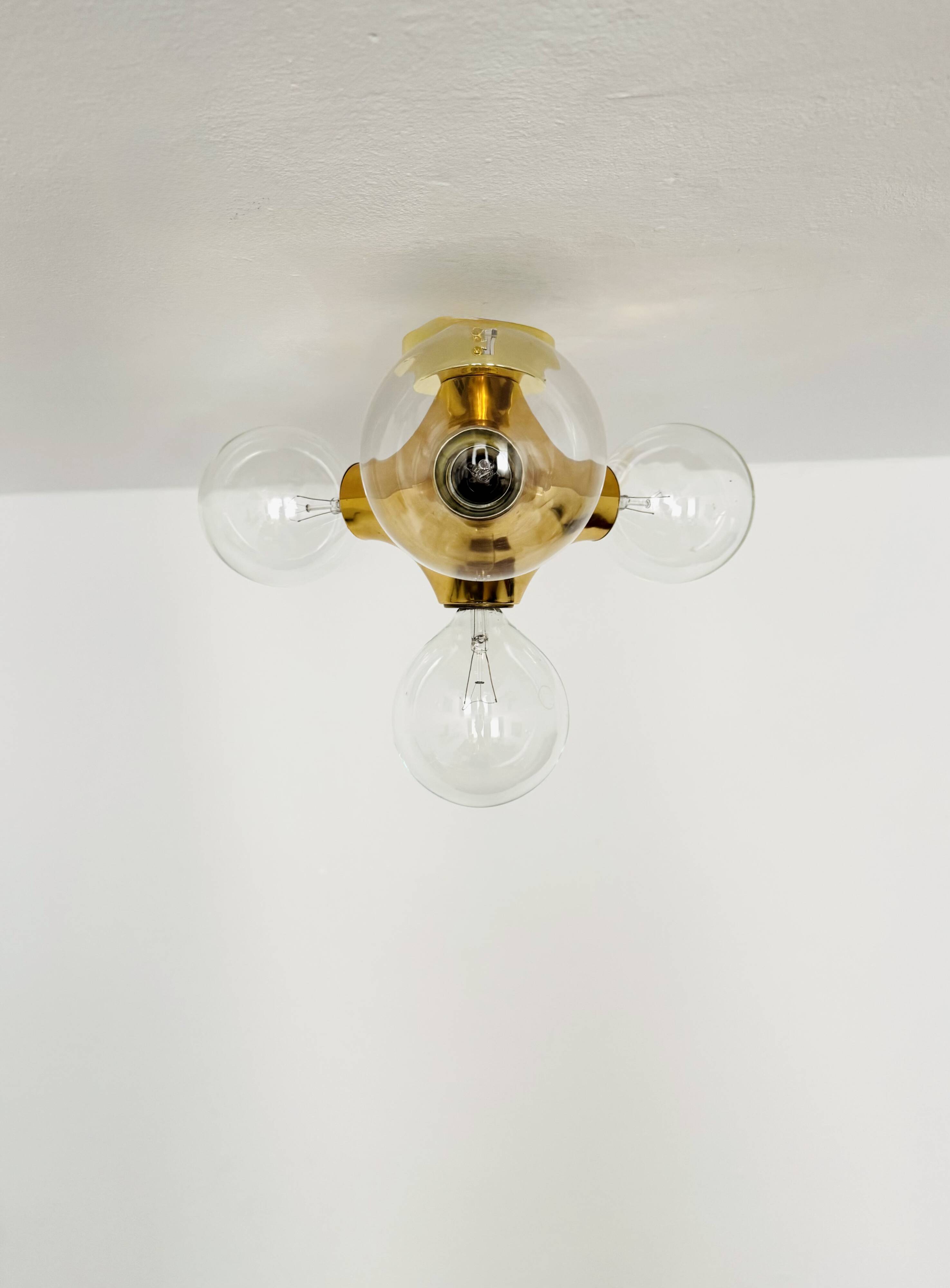 1 des 2 lampes encastrées Sputnik Gemini par Gebrüder Cosack