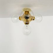 1 of 2 Sputnik Gemini Flush Lamps by Gebrüder Cosack