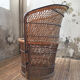 Fauteuil en osier vintage