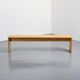 Large bench in solid pine, France, circa 1970